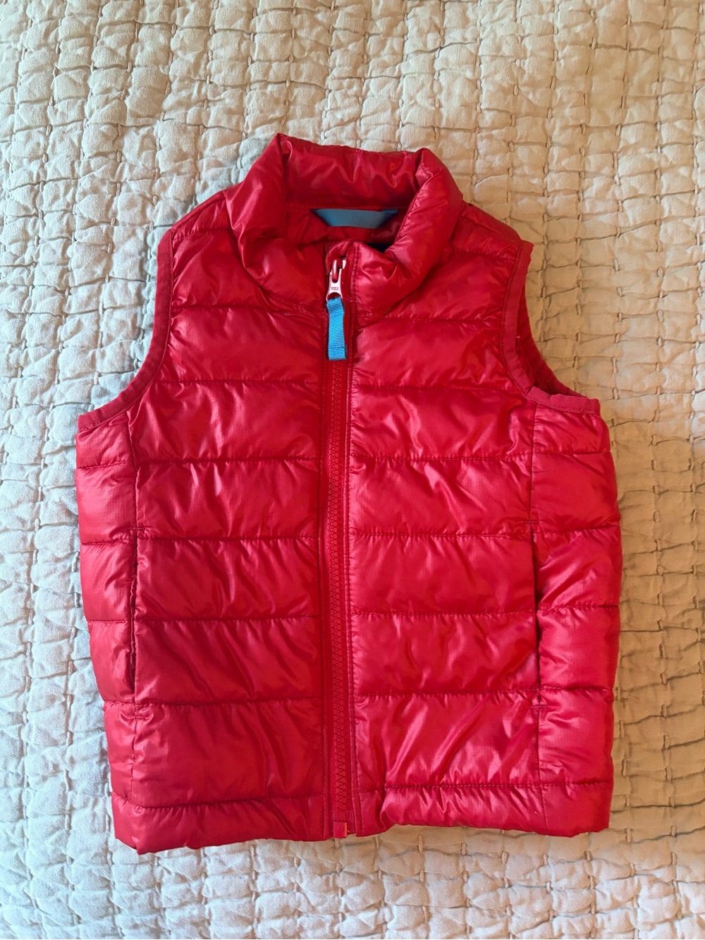 Primary Red Puffer Vest - Size 2T